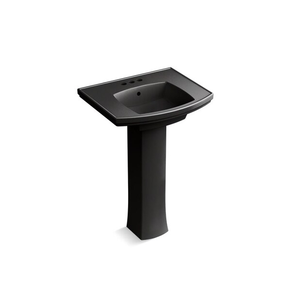 Kohler Kelston Pedestal Bathroom Sink With 4" Centerset Faucet Holes